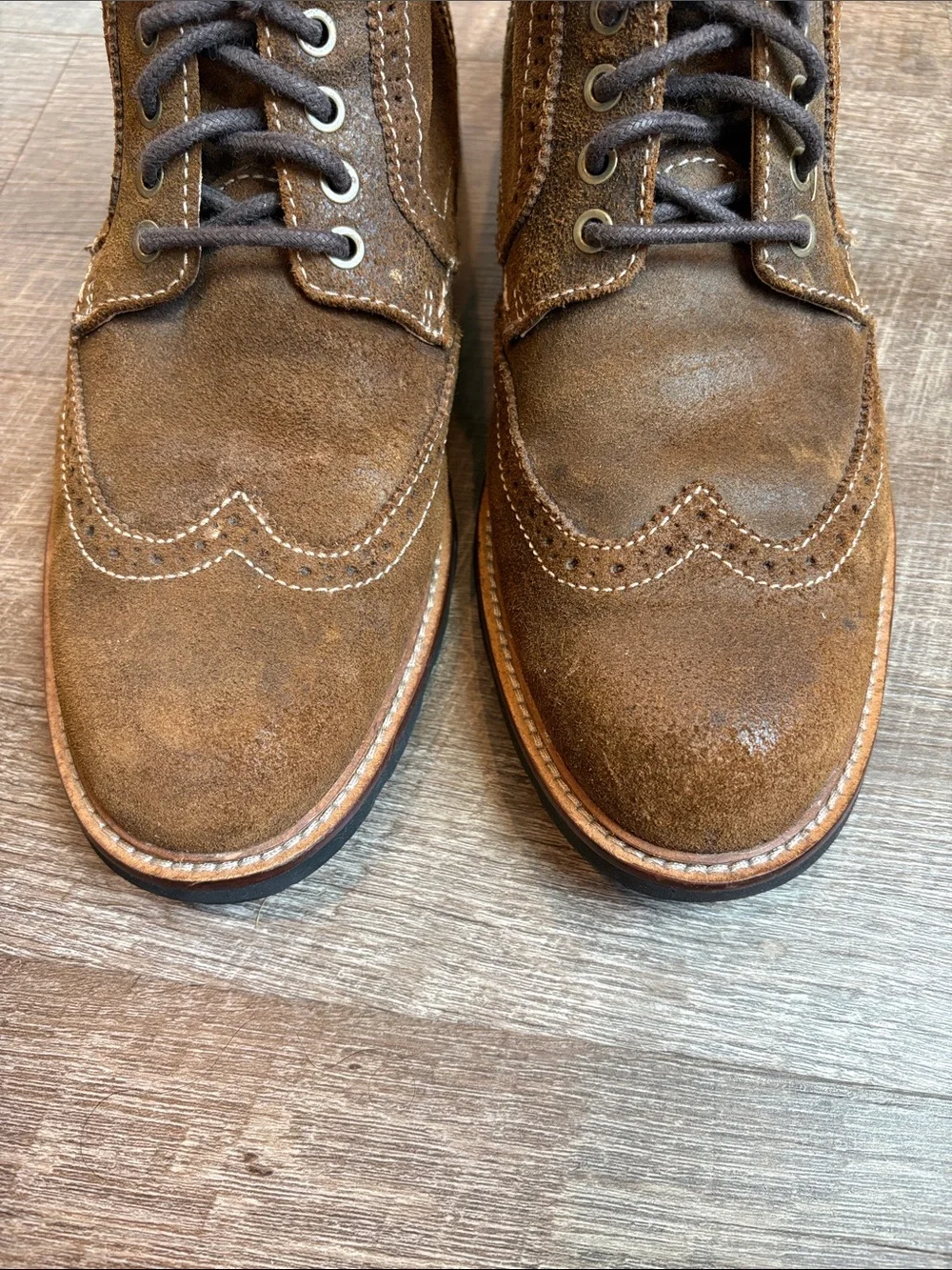 Florsheim Kilbourn Wing Tip Chukka Boot Men's 11.5 Brown Suede